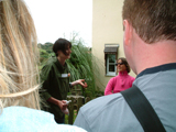 Melanie Wilson performs at West Bay, September 2004 